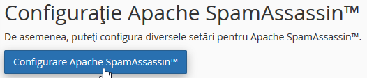 Configurare Apache Spam Assassin