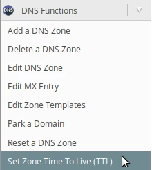 DNS Functions din panou WHM